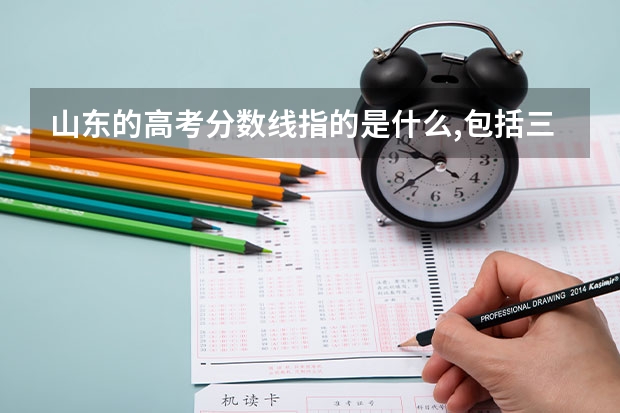 山东的高考分数线指的是什么,包括三本吗?