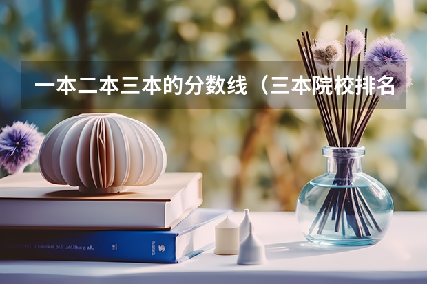 一本二本三本的分数线（三本院校排名及录取分数线）