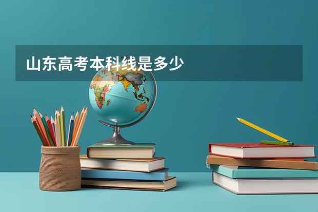 山东高考本科线是多少