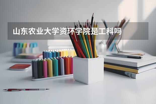 山东农业大学资环学院是工科吗