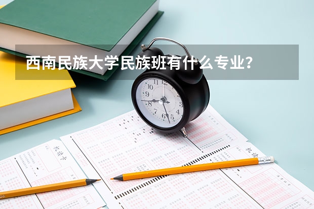 西南民族大学民族班有什么专业?