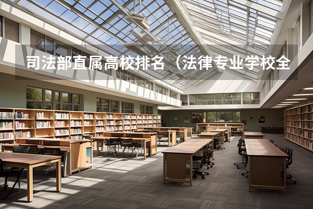 司法部直属高校排名（法律专业学校全国排名及分数线）