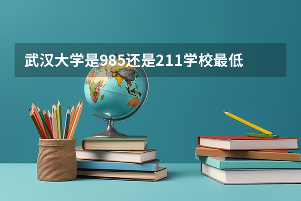 武汉大学是985还是211学校最低分数线是多少
