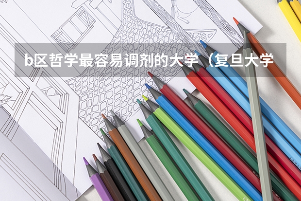 b区哲学最容易调剂的大学（复旦大学哲学系分数线）