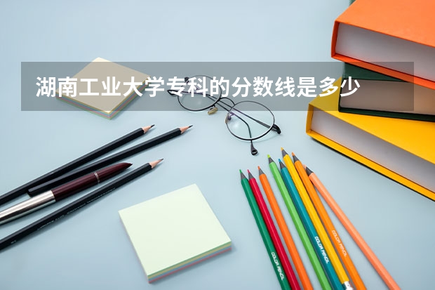 湖南工业大学专科的分数线是多少