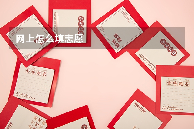 网上怎么填志愿