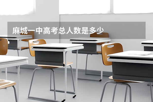 麻城一中高考总人数是多少