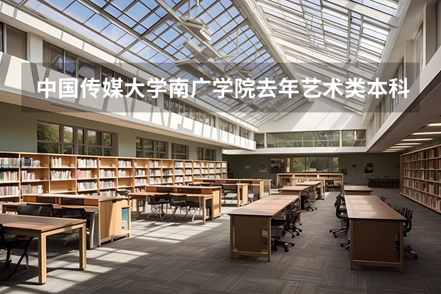 中国传媒大学南广学院去年艺术类本科录取分数线是多少？