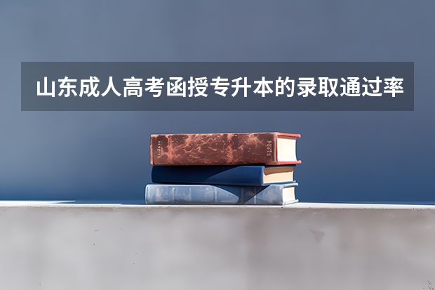 山东成人高考函授专升本的录取通过率是多少？
