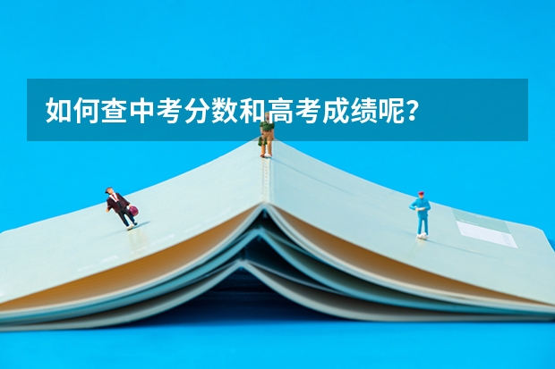 如何查中考分数和高考成绩呢？